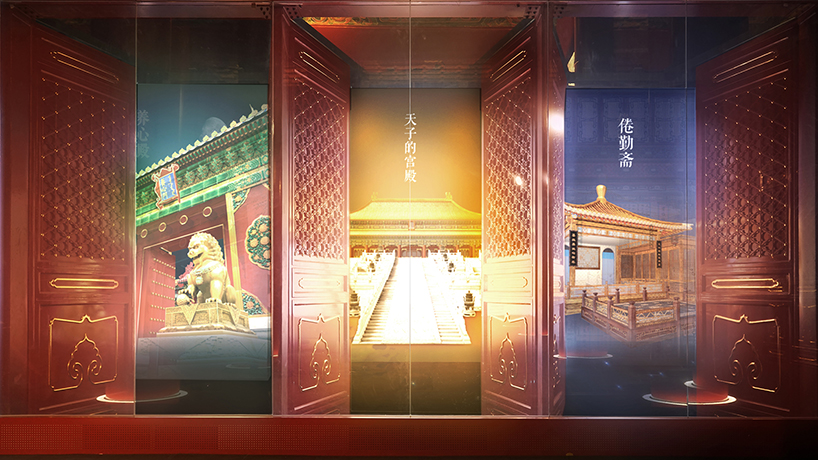 05_實體大門與可變透明度影像打造“通景畫”